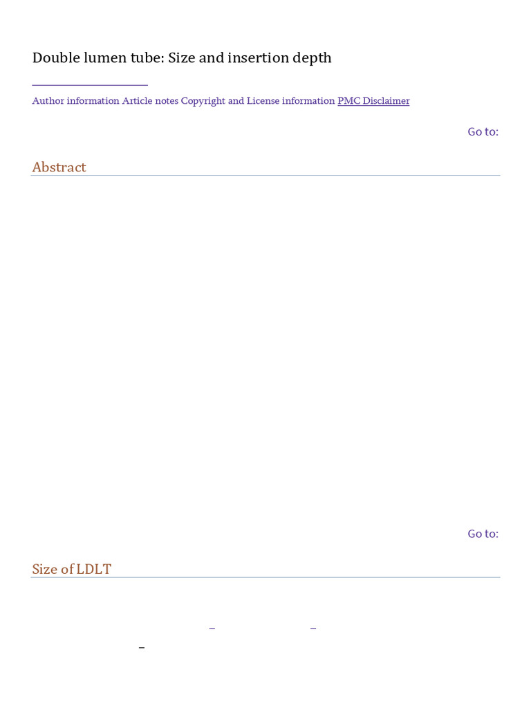 DLI Size and Insertion | PDF