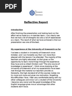 Reflective Report