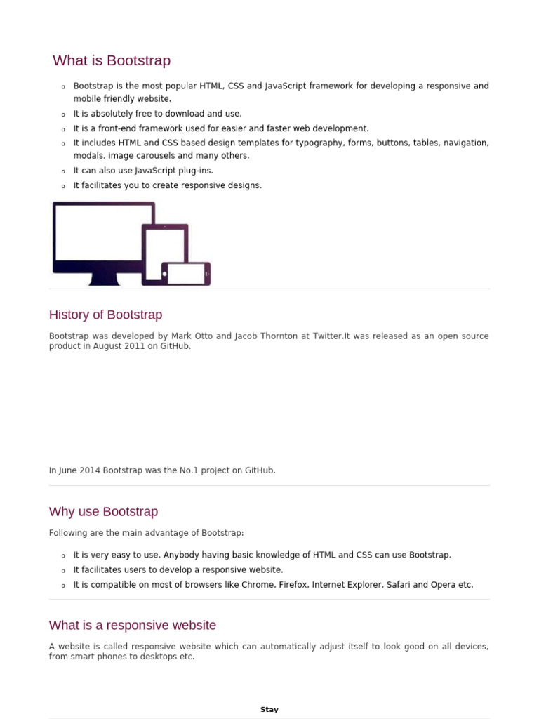 Bootstrap | PDF