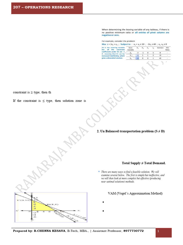 207 - or SN | PDF | Mathematical Optimization | Teaching Methods ...