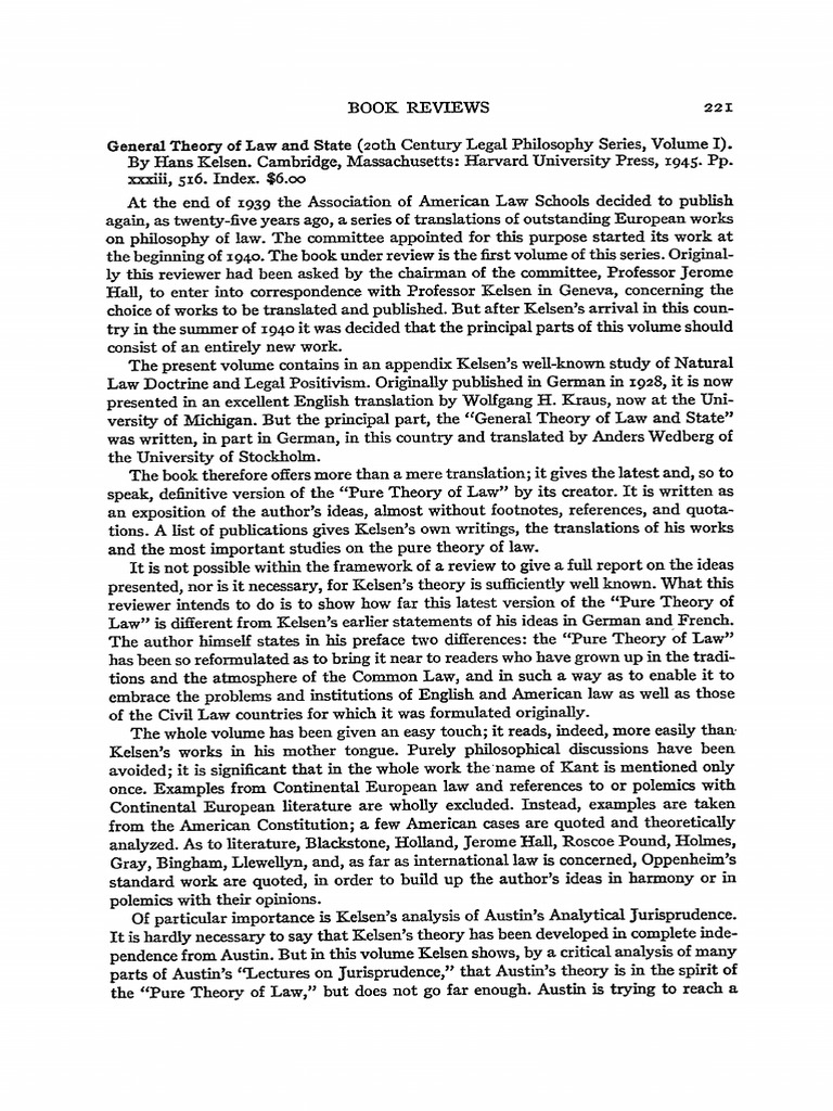 Review of i general theory of law and state i by hans kelsen pdf