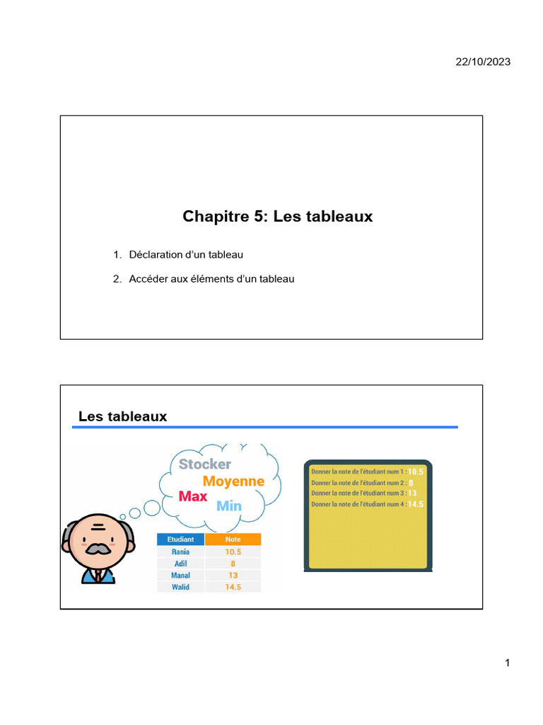 Chap5 Tableaux | PDF