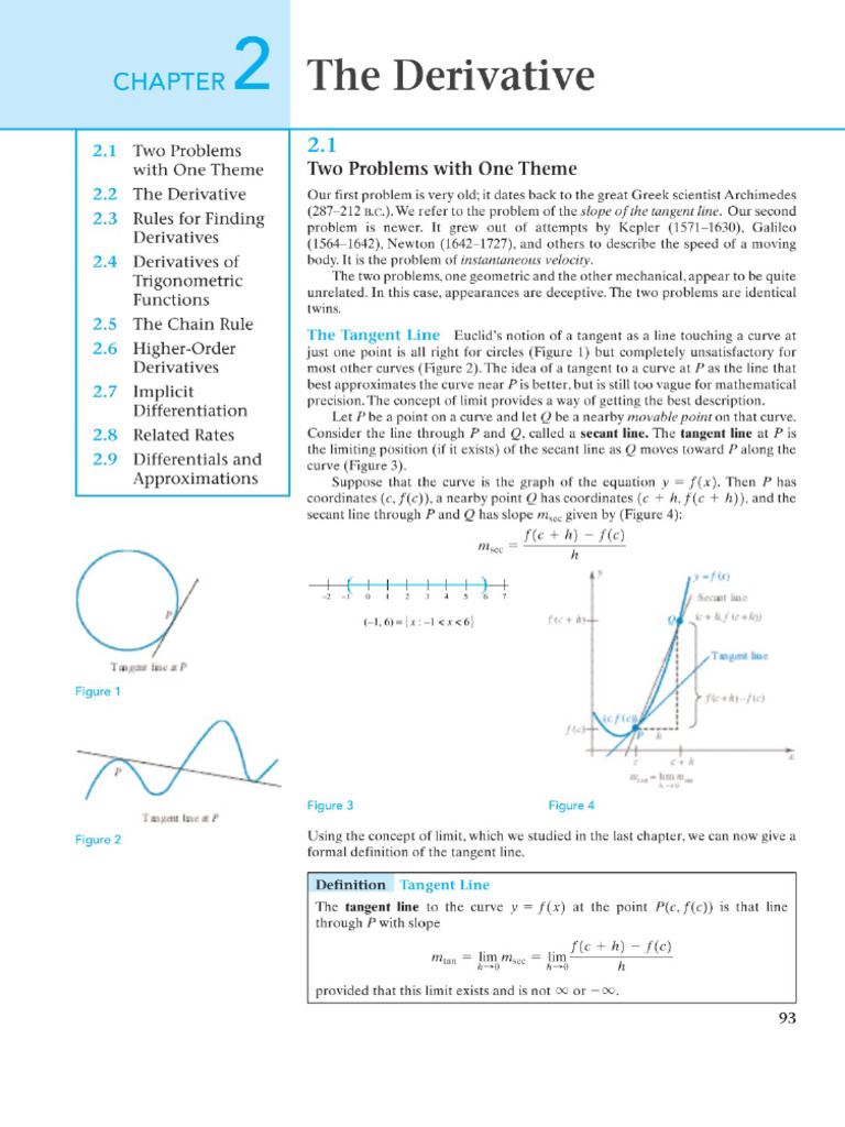 BAB 2 TURUNAN Dale Varberg, Edwin Purcell, Steve Rigdon - Calculus-Prentice Hall (2006) | PDF