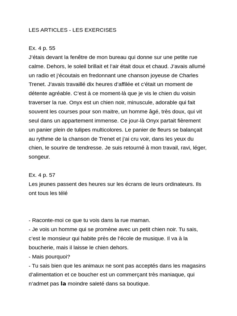 TOUS LES ARTICLES EXERCICES PDF visual data 3