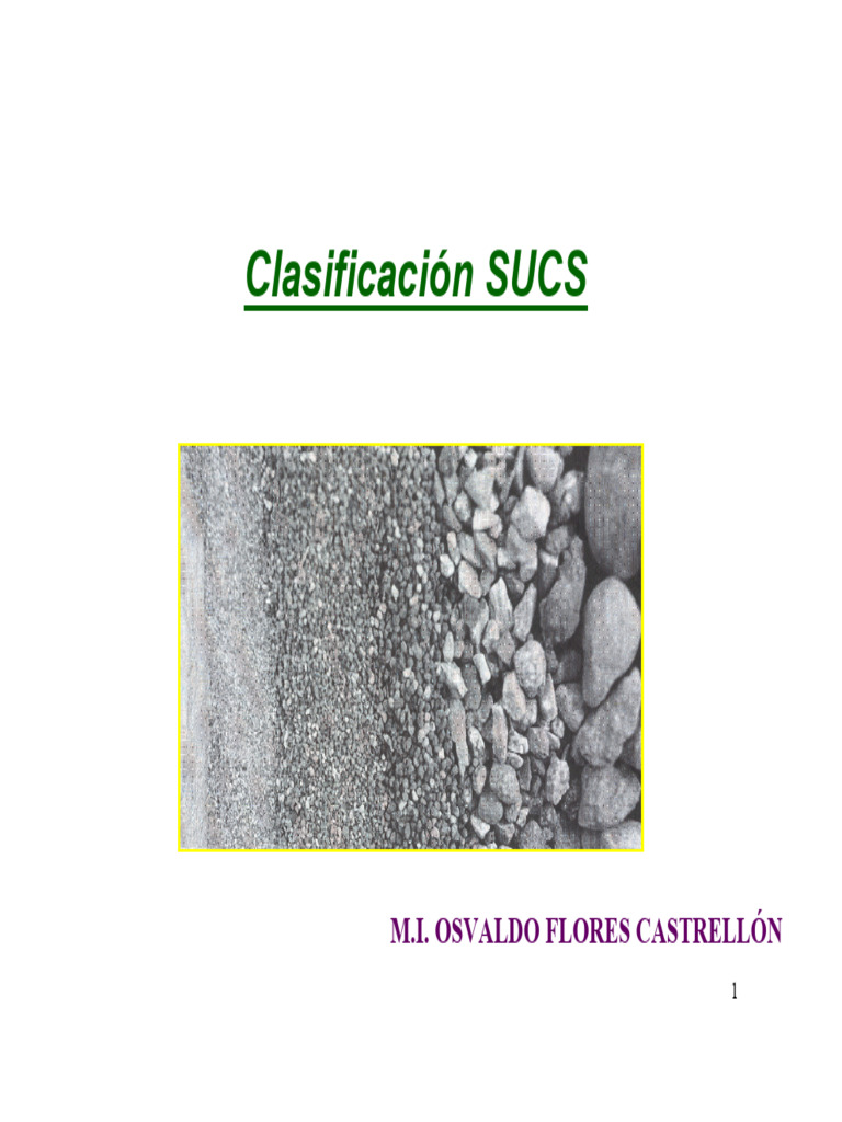 02 Clasificacion SUCS | PDF