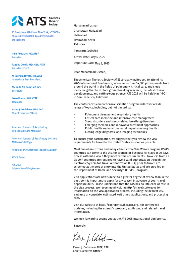 Letter of Invitation 2025 V 1 | PDF