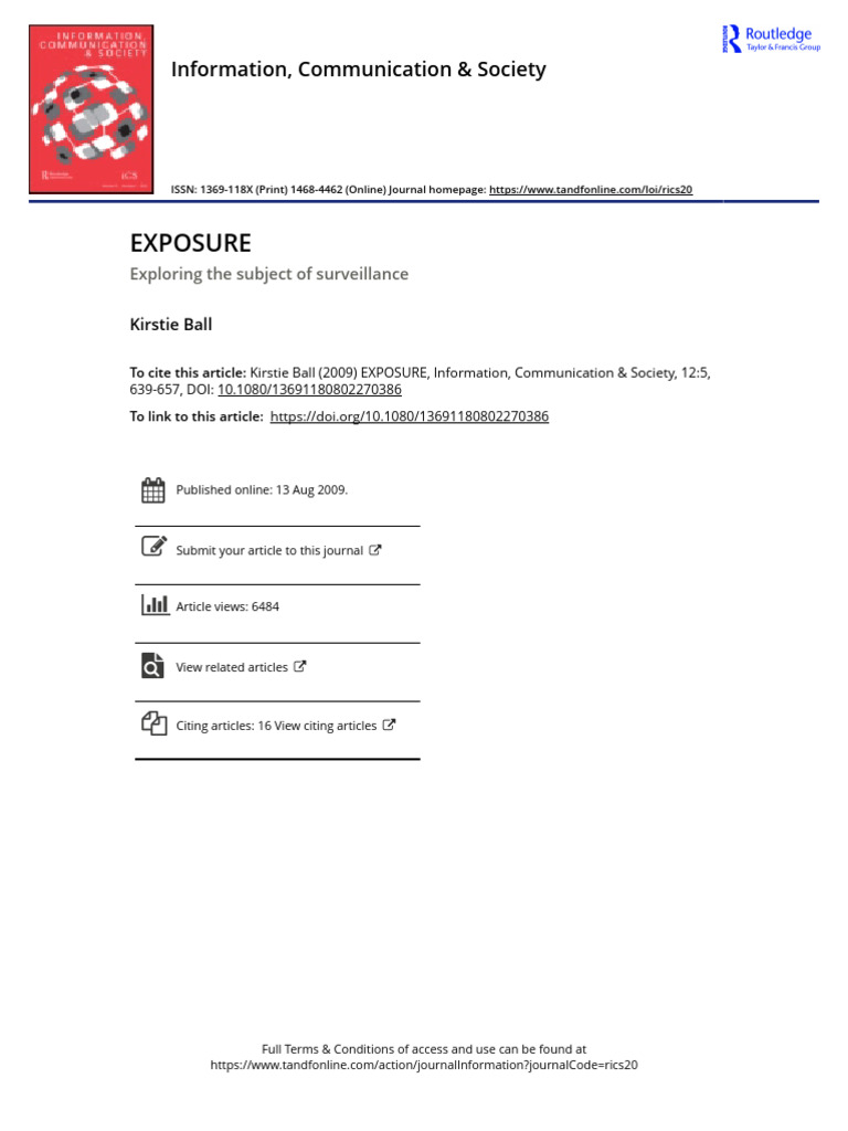 Exposure | PDF