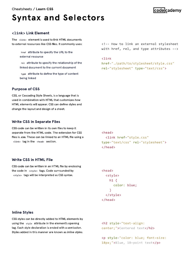 Css Notes | PDF