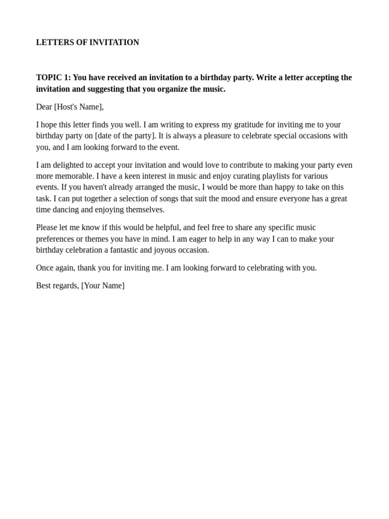 Funeral Invitation Letter Sample | PDF | Wellness