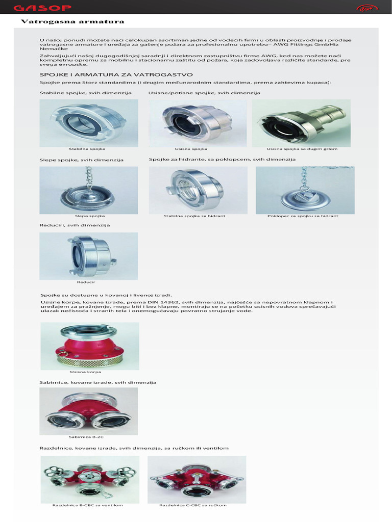 GASOP Vatrogasna Armatura | PDF