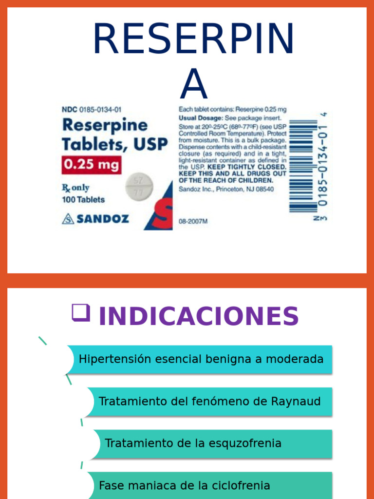 Reserpina | PDF