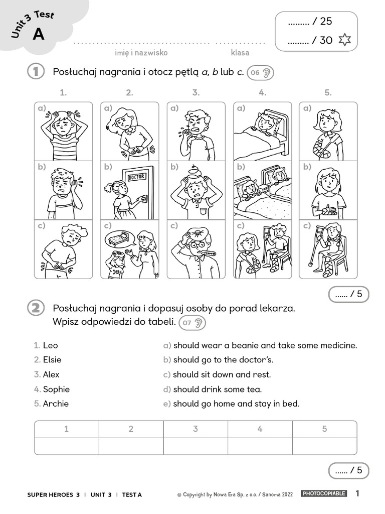 Test kl3 U3 A | PDF
