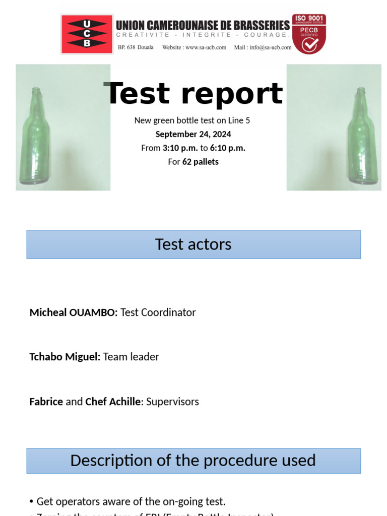 Test Report | PDF