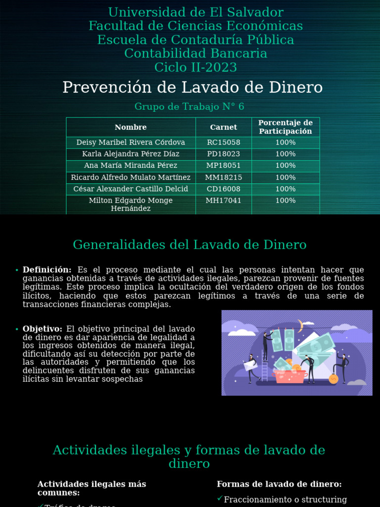 GC06 GT02 - Prevención de Lavado de Dinero y Activos | PDF