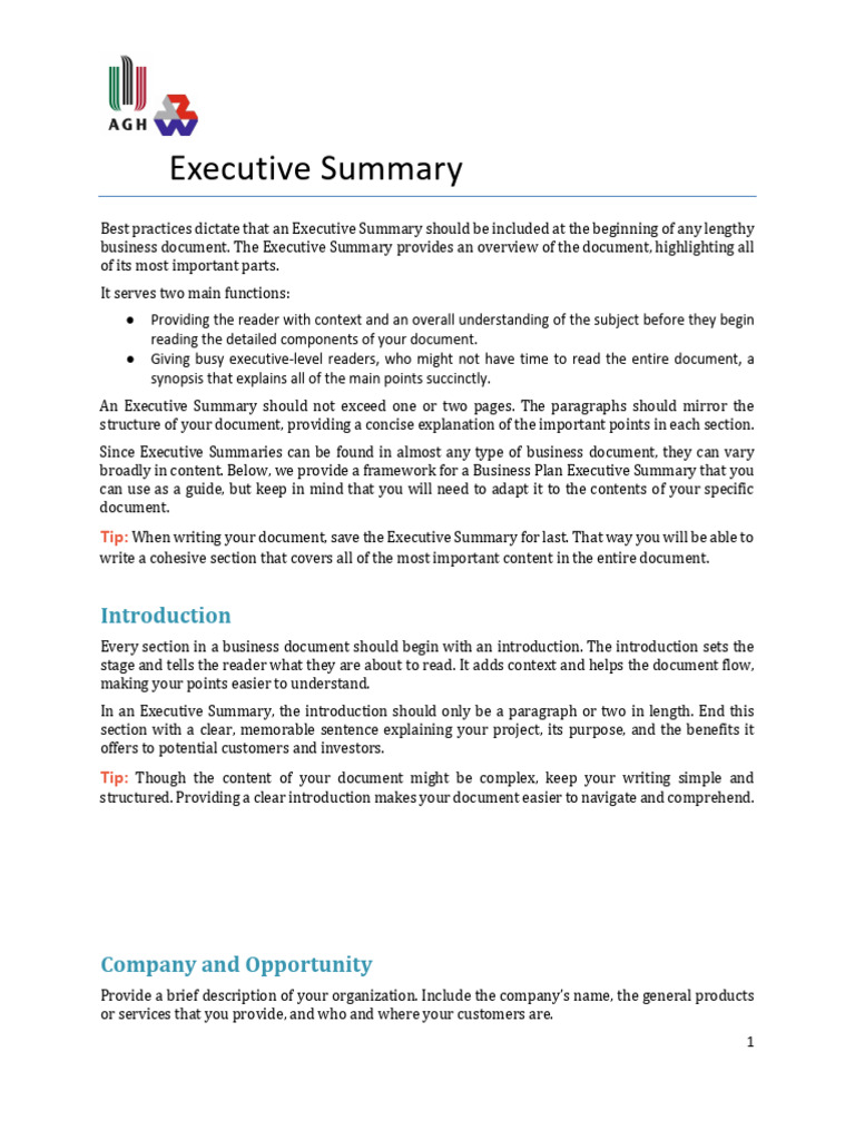 Executive Summary | PDF