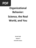 Download Organizational Behavior Directed Study by Brenda Williams Pugh SN77474493 doc pdf