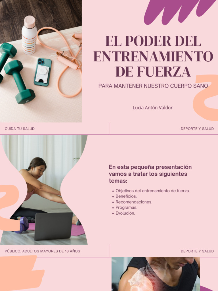 El Poder Del Entrenamiento de Fuerza | PDF