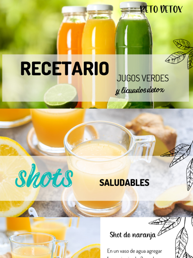 Recetarios de Jugos Verdes | PDF