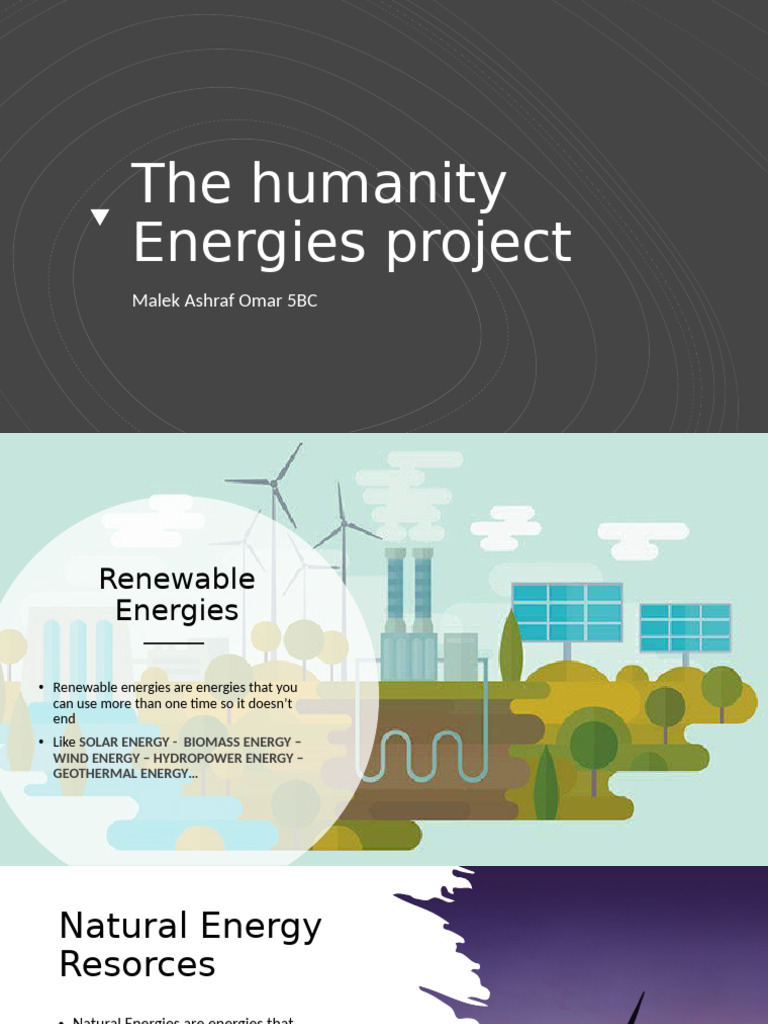 Overview of Renewable and Non-Renewable Energies | PDF | Energy ...