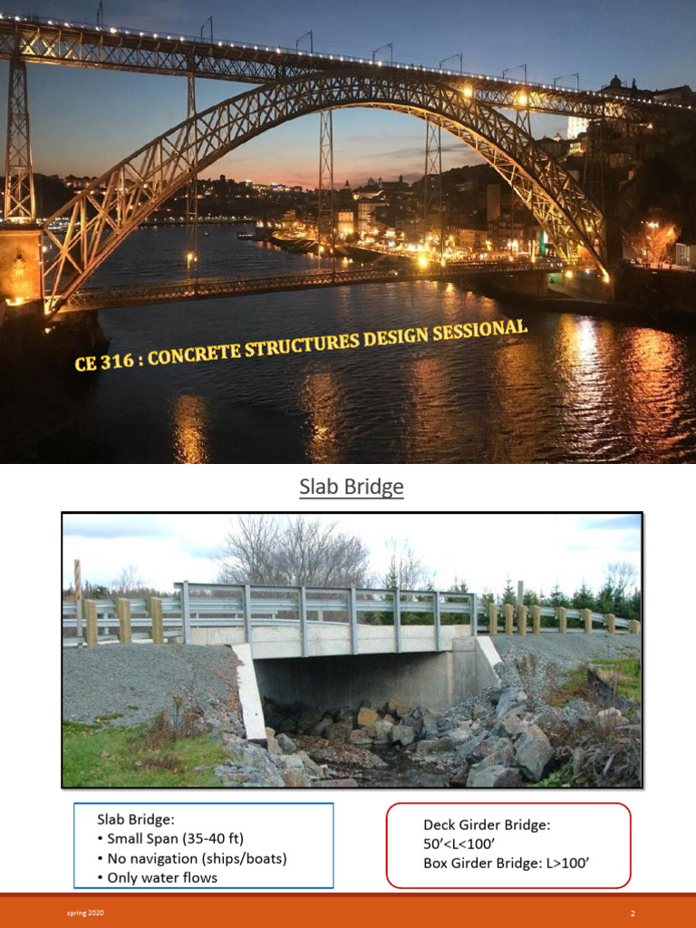 Lecture 2 - Slab Bridge | PDF