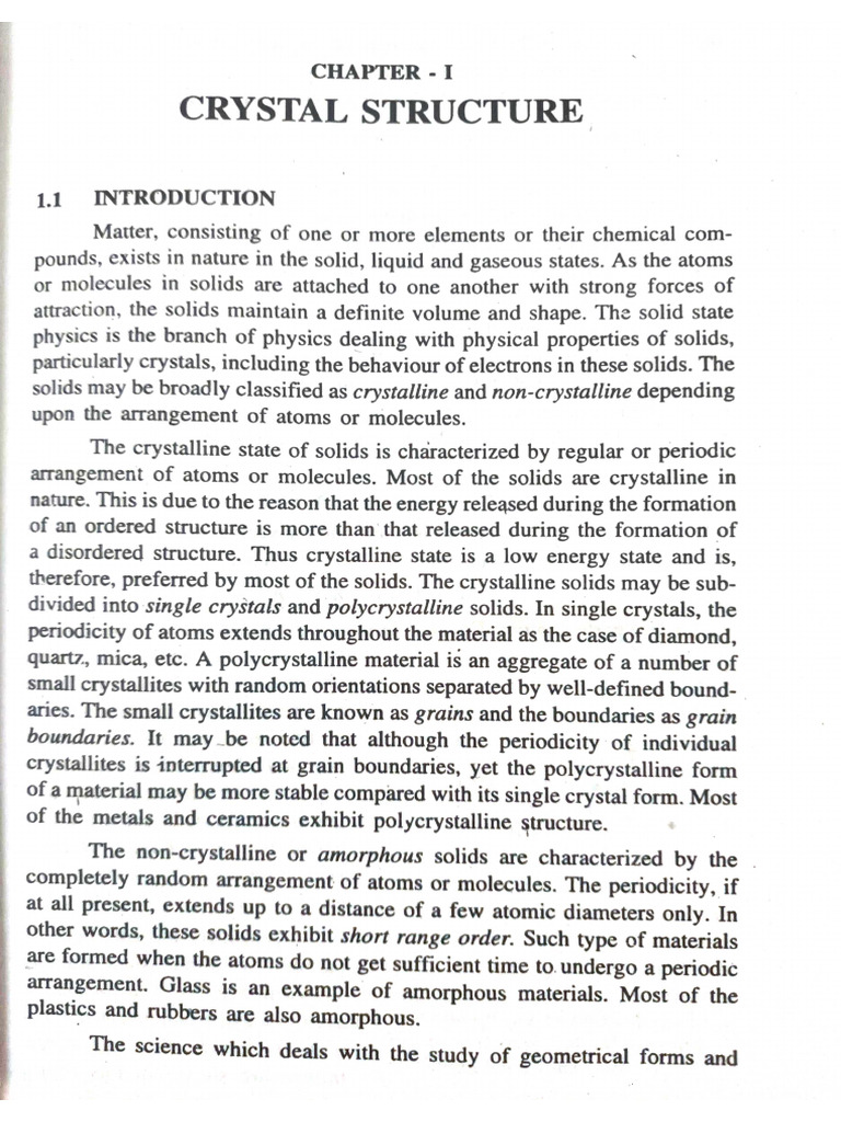 2 - X - Rays, Crystal Structure, and Diffraction | PDF