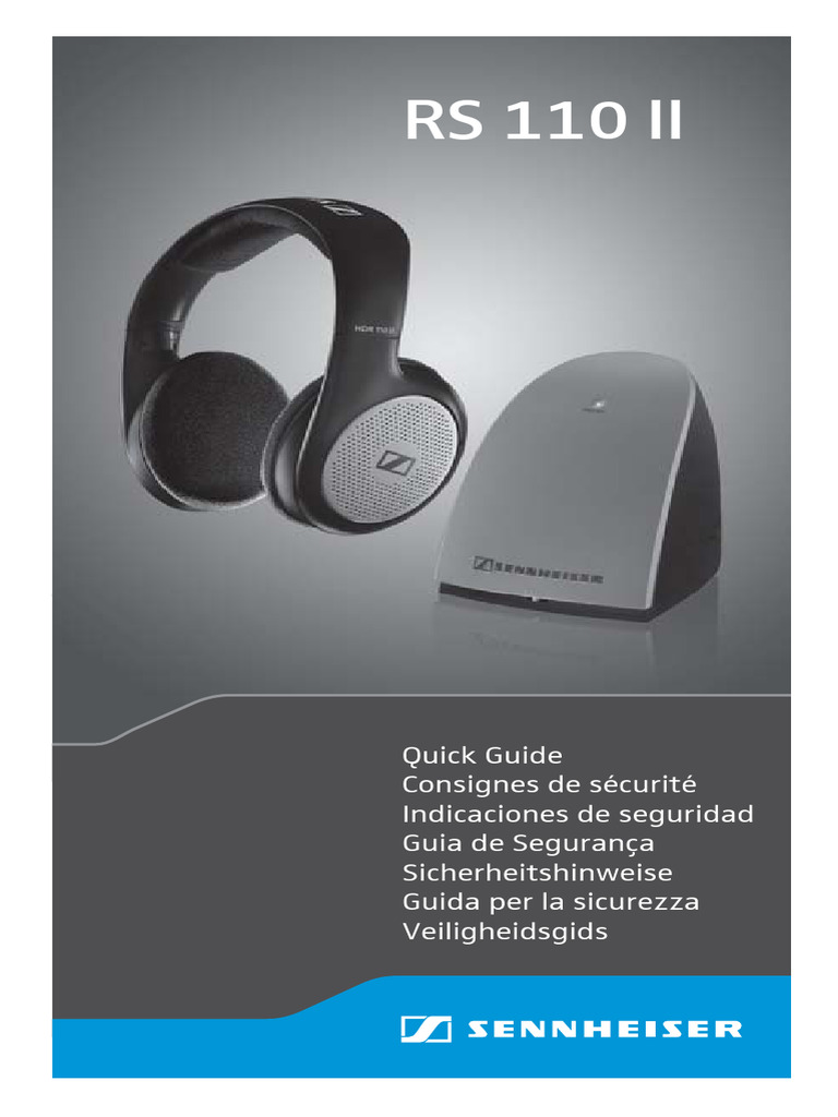 Sennheiser RS 110-II - Casque Multimédia - Foto 7