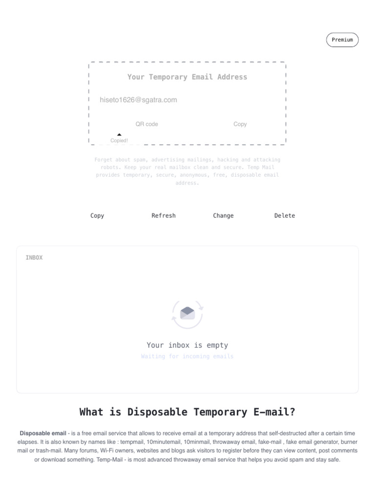 What is disposable temporary e mail your temporary email address pdf