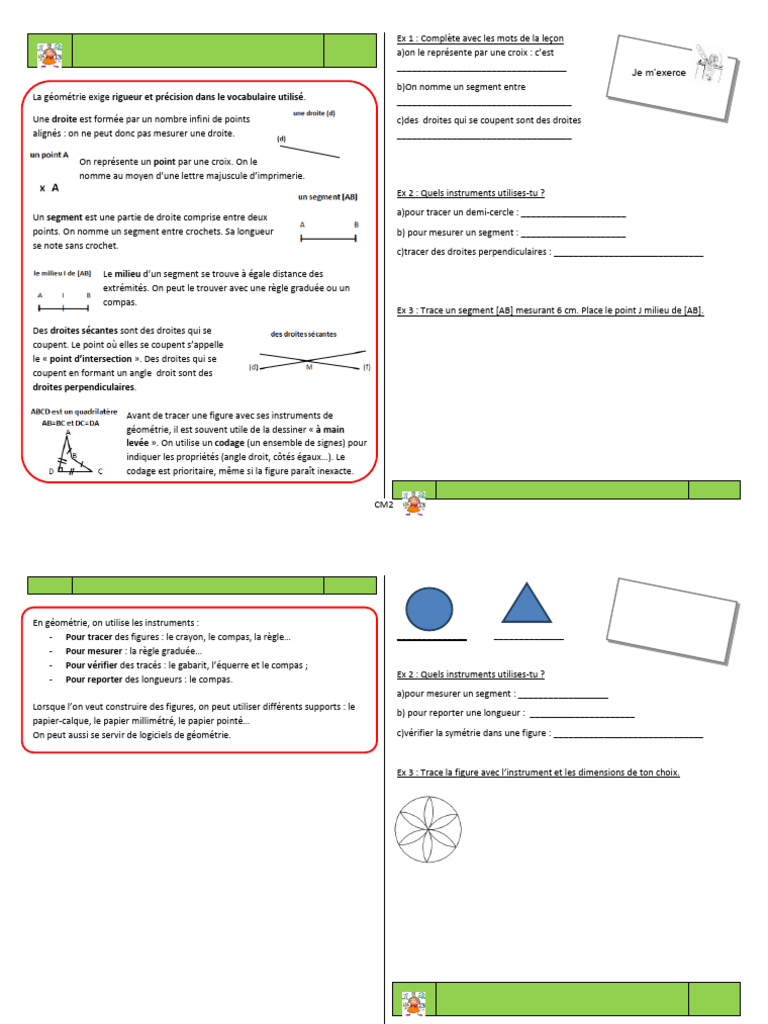 Géométrie cm2 | PDF