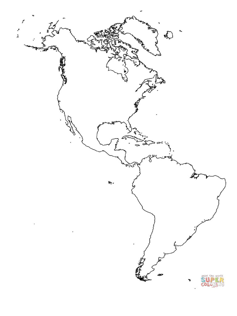 Mapa Mudo América | PDF
