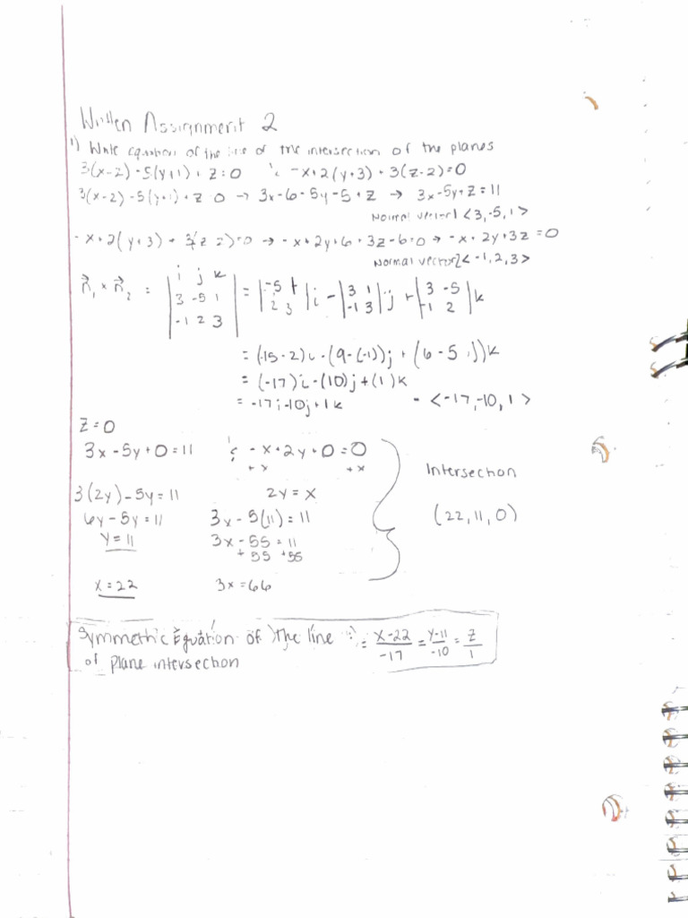 Calc 3 HW | PDF