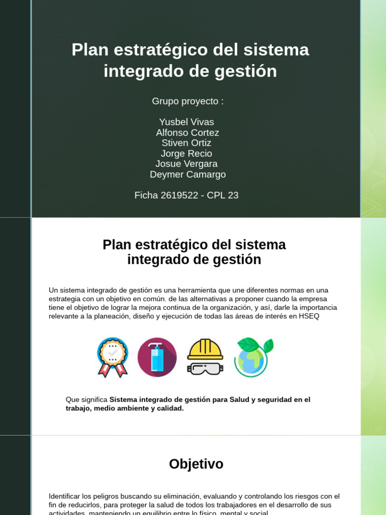 Plan Estratégico Del Sistema Integrado de Gestión 025 | PDF