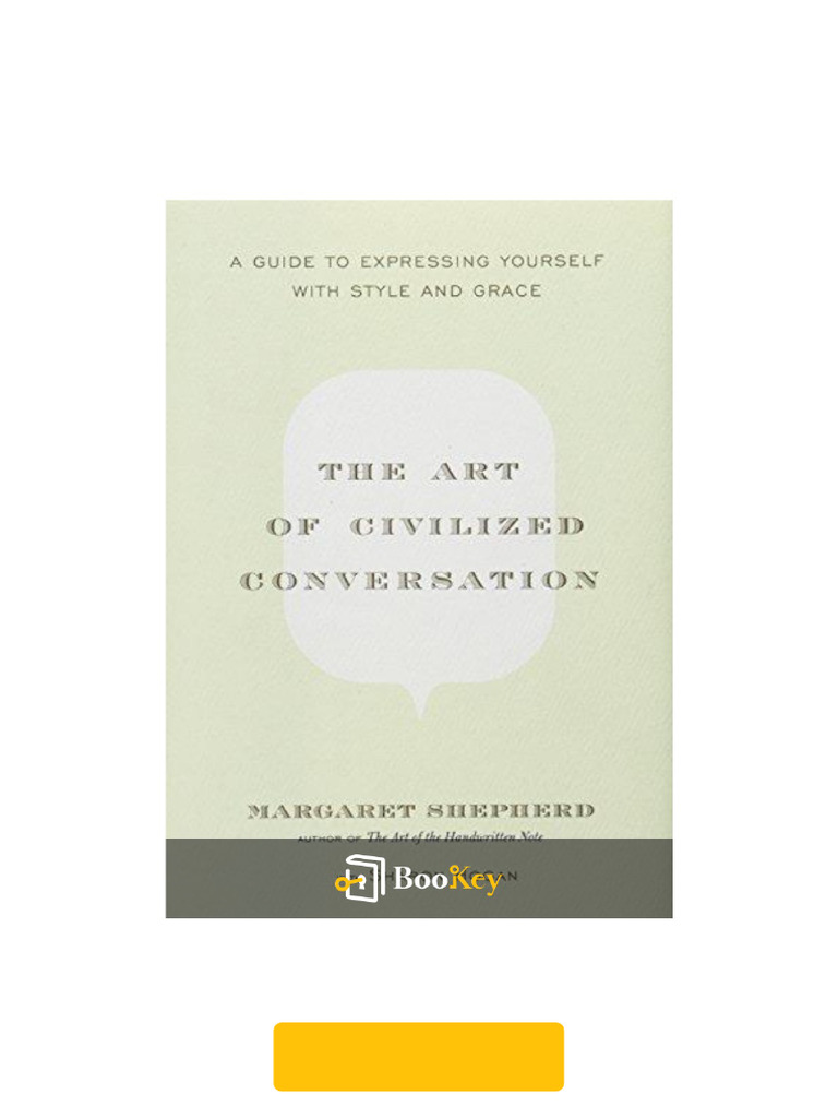 The Art of Civilized Conversation | PDF