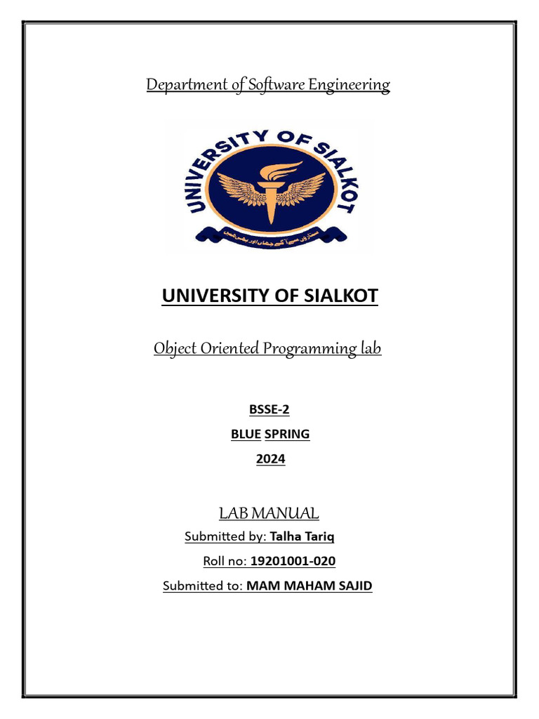 Lab Manual 2 | PDF
