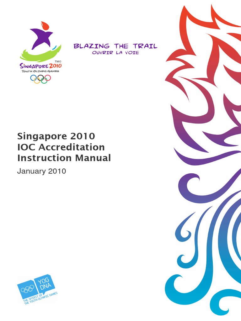 Singapore 2010 - IOC Accreditation Instruction Manual | PDF | Travel ...