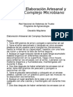 manual de elaboración artesanal de complejo microbiano