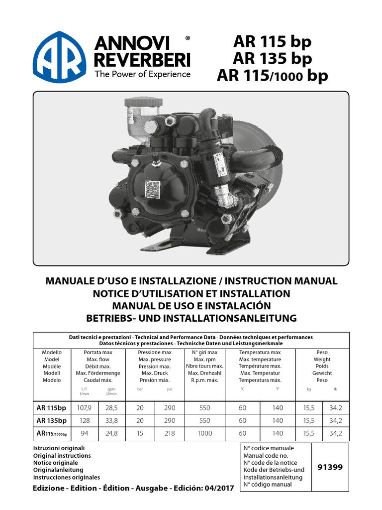 AR 115 BP C Manual | PDF