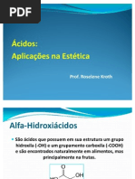 Ácidos na Estética SENAC