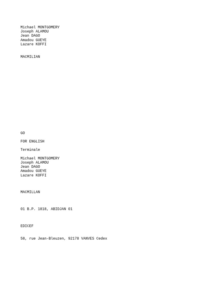 Go For English 3 - Terminale Djvu | PDF