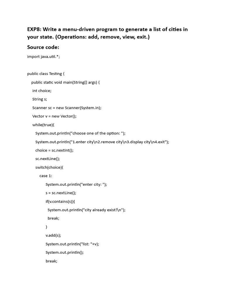 Vector Implementation in Java | PDF