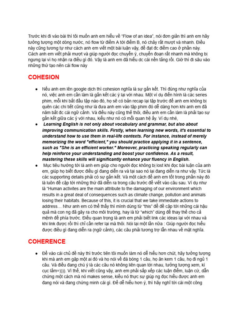 Cohesion | PDF