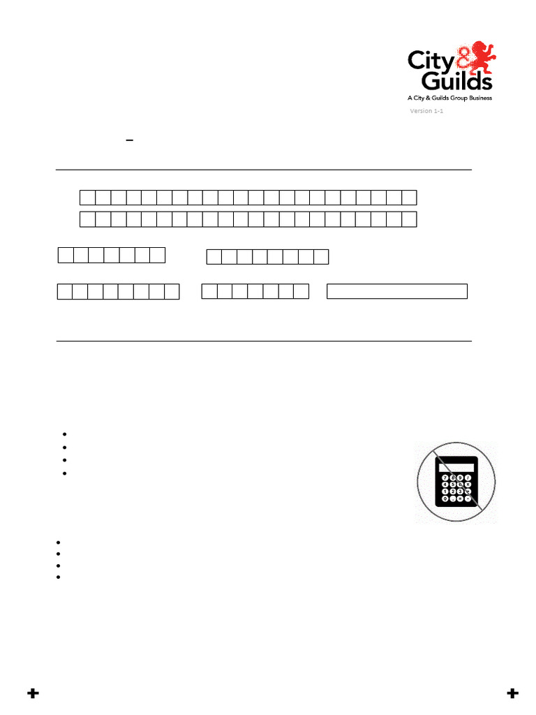 City and guilds functional skills maths level 2 sample 3 question