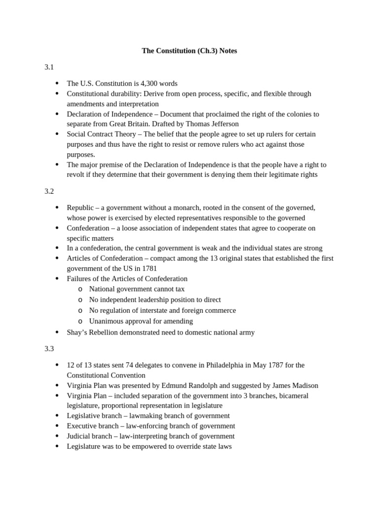 Ch3 Notes | PDF