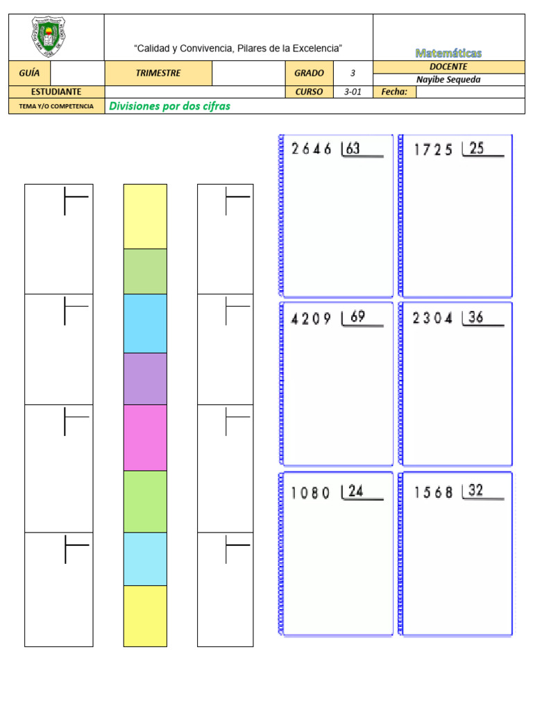 Divisiones Por Dos Cifras Pdf