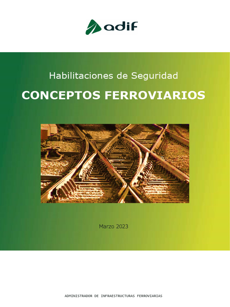 Conceptos Ferroviarios v25 DCSC - Completo - 20230401 | PDF