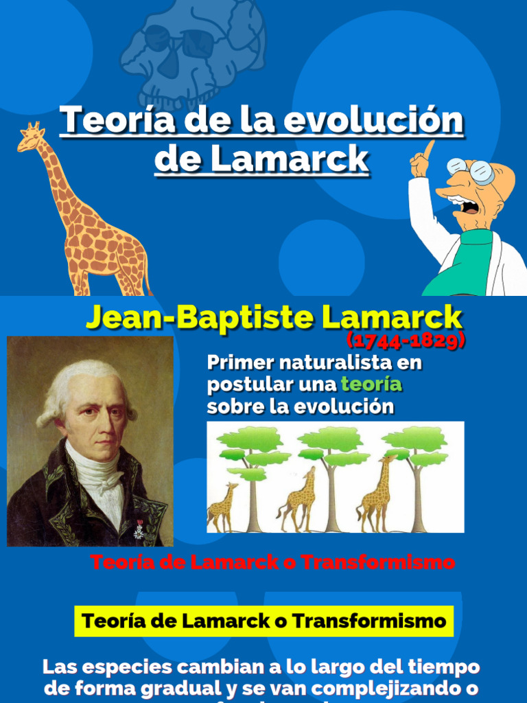 Teoría de Lamarck | PDF