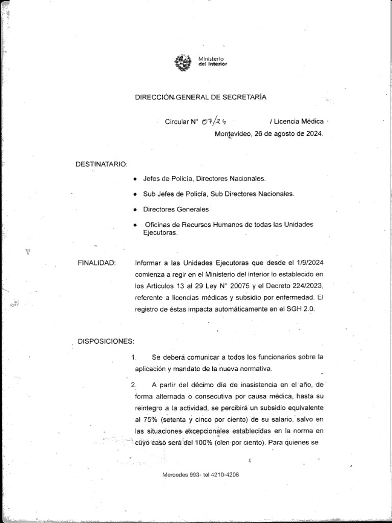 Circular 07.24 | PDF
