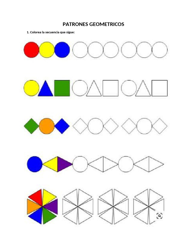 Patrones Geometricos | PDF