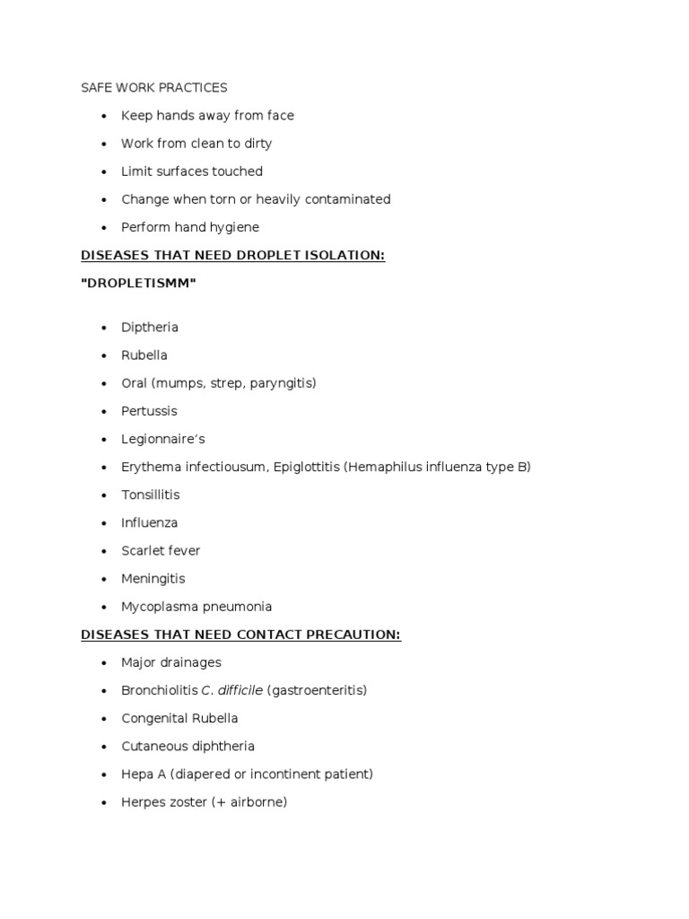 CDC Isolation | PDF