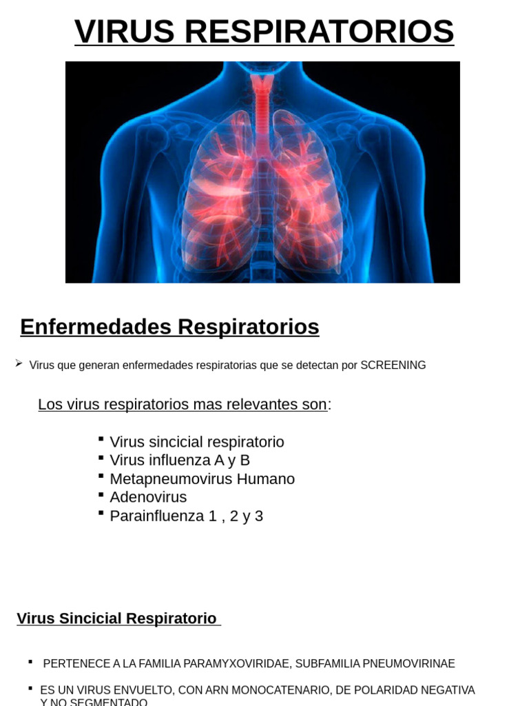 Virus Respiratorios | PDF