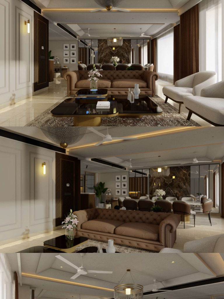 Kapil Rastogi - Drawing Room - 3D Views - Interior | PDF
